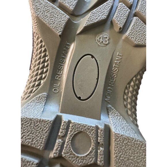 Indestructible Mens Work Shoes Durable Leather & Mesh Brown Black Non-Slip Safet - Picture 7 of 11